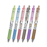 【筆樂 PENROTE】萌萌動物中性筆 12支入 /盒 PC1205  -  綠咖(藍墨), , large