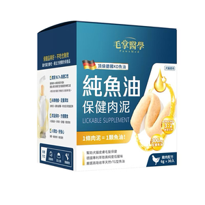 【 PawsMed 毛掌醫學 】犬貓保健肉泥30條/盒-純魚油