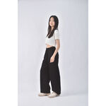 (S) studio doe高腰質感黑色長褲二手衣, , large