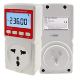 GM89 Full Voltage Power Meter, US Standard Plug, Three-Prong (with Grounding), 110V/220V, , large