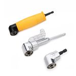 【台灣現貨】起子轉角器 L型角度轉接頭 105&deg;轉角 起子角度轉換器 拐角器 萬向接頭 螺絲批頭 套筒加長 起子頭延伸, , large