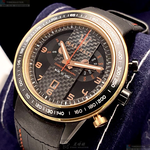 [星晴錶業]MASERATI手錶,46mm,R8873610003黑色錶面玫瑰金錶殼深黑色真皮皮革錶帶款, , large