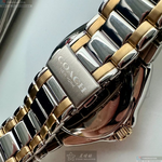 [星晴錶業]COACH手錶,44mm,CH00222寶藍色錶面金色錶殼金銀相間精鋼錶帶款, , large