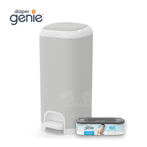 【倆寶貝精品館】加拿大Diaper Genie 不鏽鋼雙重鎖臭尿布處理器(嬰兒尿布桶)
