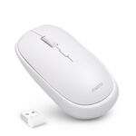 RASTO RM15 Ultra-Quiet Wireless Mouse - 3-Stage DPI Switching & Long-Lasting Power Saving Mode White, 白色, large
