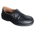 JV80153 男休閒皮鞋, 黑色-27.5cm, large