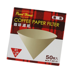 寶馬牌椎型咖啡濾紙-1~2杯用-50枚入x6盒, , large