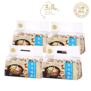 【千歲本舖】玉民黃金蕎麥 波浪麵 4包組