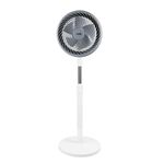 SUPAFINE 9” Vortex Air Circulator Telescopic Standing Fan HFB-K7508, , large