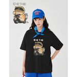 JZ TEE Cat - Clocking Out On Time Graphic Tee, , large