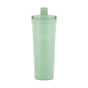 HOUSUXI舒熙好提鈦瓷層保溫杯 720ml-薄青綠