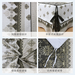 【多利寶寢具】FITNESS 精梳棉雙人七件式床罩組-塞納風情-咖, , large