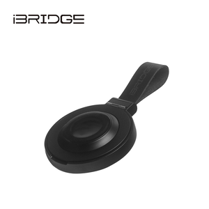 iBRIDGE 15W Magnetic Ring Holder Dual-Purpose Wireless Charger - Black