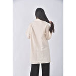 (XL) 排扣杏色長袖上衣二手衣, , large