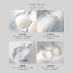 【Clany可蘭霓】MIT竹纖抑菌消臭天絲棉無鋼圈M-3XL內衣 加大尺碼背心睡眠內衣 8062-61 灰色, , large