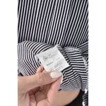 (XL) liville質感條紋黑色長袖上衣二手衣, , large