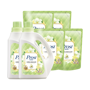 (箱購)[Prosi普洛斯]室內晾曬香水濃縮洗衣凝露(BKC專利消臭緩釋配方)2200mlx2入+1800mlx4包