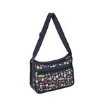 |快速出貨|Lesportsac Deluxe Everyday Bag 經典斜背包/ 紐約美食插畫風, , large
