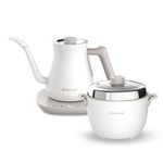 TATUNG 大同 3人份電鍋+0.9L快煮壺 1+1輕享料理組 TAC-0309EA-W, , large