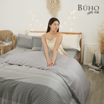 BUHO "Lulu Leisure Room" Taiwan-made 300-weave 100% TENCEL pure Tencel bed sheet dual-use quilt set of four - double size, , large