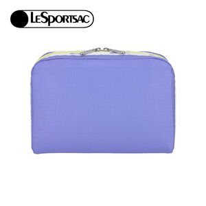 LeSportsac Extra Large Rectangular Cosmetic 加大型收納化妝包/ 紫羅蘭色