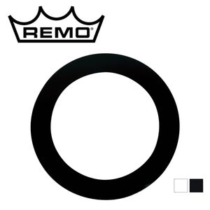 REMO DynamO 大鼓氣孔保護圈 黑/白【敦煌樂器】