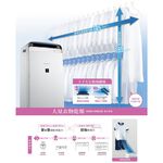 HARP 夏普 衣物乾燥空氣清淨除濕機 DW-J10FT-W, , large