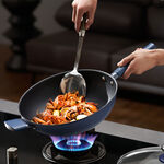 ASD titanium crystal 0 coated wok 34cm, , large