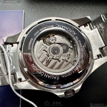 [星晴錶業]MASERATI手錶,46mm,R8823140008黑色雙面機械鏤空錶面銀錶殼銀色精鋼錶帶款, , large
