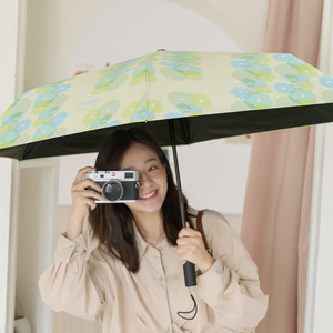 【rento】UV Protection Automatic Umbrella with Black Coating – Dotted Blossom