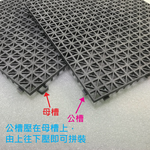 PMU PE PLASTIC MAT, 灰色, large