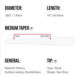 VIC FIRTH 5ADG Double Glaze 胡桃木鼓棒【敦煌樂器】, , large