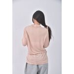 (L) uniqlo質感高領粉色長袖上衣二手衣, , large