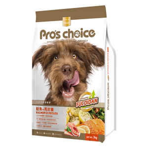 【Pro’s Choice 博士巧思】無穀犬食3kg-鮭魚+馬鈴薯
