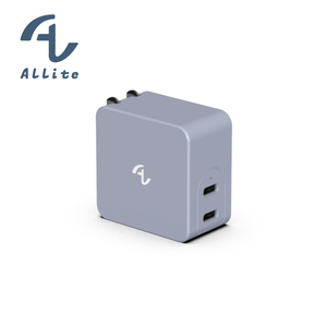 [OneMore Co., Ltd.] Allite GaN Dual-Port USB-C Fast Charger - Purple Taro