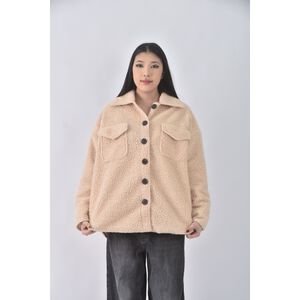 (2XL) h e a n質感杏色外套二手衣