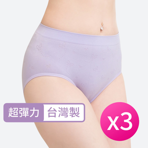 [席艾妮]台灣製超彈力中腰無縫內褲