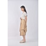 (M) fashion高腰寬鬆杏色長褲二手衣, , large