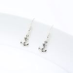 【Angel & Me】繩結 船錨 s925 純銀 耳環 耳勾 耳夾 生日 禮物, , large