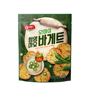 [韓麗國際]歐邁福法式麵包餅乾300g(香蒜奶油/青陽辣椒美乃滋)