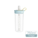 樂扣嚼對FUN飲吸管杯750ml, 軟萌棉花糖藍, large