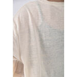 (2XL) 透紗白色長袖上衣二手衣, , large