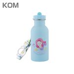 【KOM】夢想系列 台製316不鏽鋼兒童隨身瓶 兒童水壺500ml(附吸管 背帶), , large