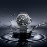 LONGINES 浪琴 深海征服者浪鬼陶瓷潛水機械錶-灰/43mm L37824769, , large