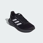 Adidas Runfalcon 3.0 男 慢跑鞋 運動 休閒 跑鞋 透氣 緩震 基本款 黑灰白 [IE0742], , large