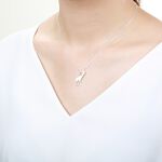 【Angel & Me】可愛 長頸鹿 Giraffe s925 純銀 項鍊 生日 情人節 聖誕節 禮物, , large