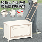 【ENNE】Multifunctional mobile folding storage box with wheels (F0004-55A), , large