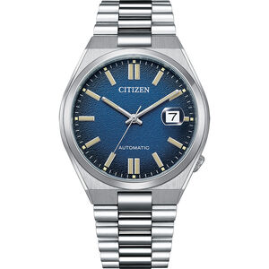 CITIZEN 星辰 漸層海洋藍 青春撞色機械錶 NJ0151-88L