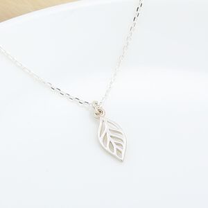 【Angel & Me】葉脈 葉子 樹葉 Leaf s925 純銀 項鍊 生日 週年 情人節 禮物