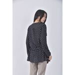 (S) t parts點點藍色長袖上衣二手衣, , large